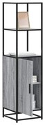 vidaXL Highboard Grey Sonoma Κατασκευασμένο ξύλο και μέταλλο
