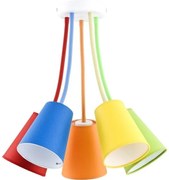 Φωτιστικό Οροφής πολύφωτο WIRE COLOUR πολύχρωμο TK Lighting-2107-Πολύχρωμο 2107