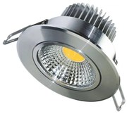 ROUND N.MAT MOV. LED SPOT 6W 6000K 440Lm COB 230V 60° Ra80 ACA THEROC660RNM