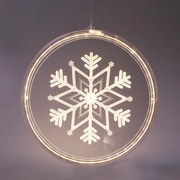 "3D ACRYLIC SNOWFLAKE", 36 WW LED ΣΤΑΘ. IP20 21X21.6CM, USB ΚΑΛ. ΤΡΟΦΟΔ. ACA X083612510