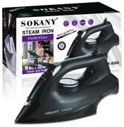 SOKANY SK-8088 ΣΙΔΕΡΟ ΑΤΜΟΥ 2400W ΜΕ ΣΥΝΕΧΟΜΕΝΗ ΠΑΡΟΧΗ 25GR / MIN ΜΑΥΡΟ-LORG321