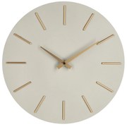 Ρολόι Τοίχου Timeline Mdf Μπεζ 40εκ.