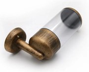 Adeleq Απλίκα PC Κύλινδρος UP Φ91mm h26cm Ντουί Ε27 IP44 Ρουστίκ 9-28771