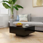 vidaXL Τραπεζάκι Σαλονιού Μαύρο 60 x 60 x 31,5 εκ. Μοριοσανίδα
