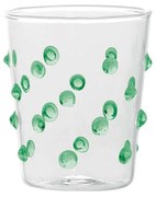 Ποτήρι Party Junior PY00313 95ml Green-Clear Zafferano Γυαλί