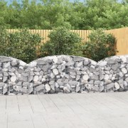 Συρματοκιβώτιο Τοξωτό 200x50x80/100εκ. από Γαλβανισμένο Χάλυβα 153474