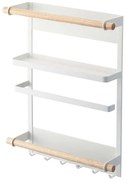 Βάση Οργάνωσης Μαγνητική Tosca LBTYMZK2559 32x10x36cm White-Natural Yamazaki Steel,Wood