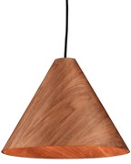 Φωτιστικό Οροφής Μονόφωτο Aca Nairobi MQ18P133WW Walnut Wood