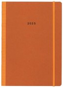 Next ημερολόγιο 2025 Natural εβδομαδιαίο flexi πορτοκαλί με λάστιχο 14x21εκ. τμχ.