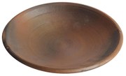 Hazel Πυρίμαχο Κεραμικό Πιάτο  Καφέ Ρουστίκ Ø20xH4 cm MUUBS