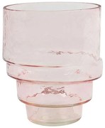 Βάζο Angelica 013.797287 15x17cm Pink Glass