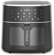 Primo PRAF-40459 Φριτέζα Αέρος Digital 8L 1800W με παράθυρο Μαύρη