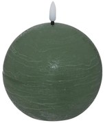 Διακοσμητικό Κερί LED Molia Atmosphera με διαστάσεις 8x8x10cm - Green
