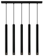 Κρεμαστό Φωτιστικό Οροφής 100-09710-12BRS Luma-100-09710-12BRS-BLACK-Μαύρο 100-09710-12BRS-BLACK