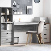 vidaXL Γραφείο Υπολογιστή Γκρι sonoma MDF 100 x 40 x 76 εκ. Απλό