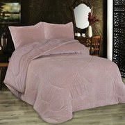 Κουβερτοπάπλωμα 1950 Popcorn Fleece Salmon Rose DimCol Μονό 160x220cm Πολυέστερ
