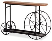 Κονσόλα Bike 120-000051 148x28x85cm Black Μελαμίνη,Mdf