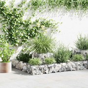 vidaXL Συρματοκιβώτιο Γλάστρα 120 x 120 x 20 εκ. Γαλβανισμένος Χάλυβας