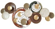 Διακοσμητικό Τοίχου Πλανήτες 15-00-20640 89x46x5cm Multi Marhome Μέταλλο