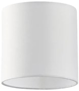 Καπέλο Φωτιστικού Ύφασμα Φ14cm Adept Homelighting-77-8256-Λευκό 77-8256