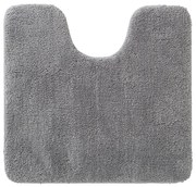 Ταπέτο Λεκάνης Αντιολισθητικό Polyester 57x60εκ. Cosima Grey Sealskin 800633