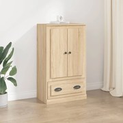 vidaXL Ντουλάπι Μαύρο 60 x 35,5 x 103,5 εκ. από Επεξεργασμένο Ξύλο