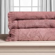 Πετσέτα Χεριών (40x60) Silk Fashion Alicia 520gsm Τερακότα