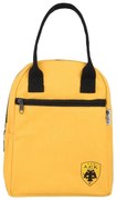 Τσάντα Φαγητού Ισοθερμική AEK BC 00-19280 20x12x26cm 7lt Yellow-Black Estia 100% Βαμβάκι