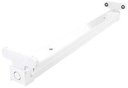 Φωτιστικό Για 2 Λάμπες T8 150cm IP20 1 Side Space Lights 2.089.095 Λευκό