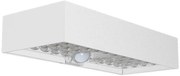 V-TAC Ηλιακό Επιτοίχιο Φωτιστικό Κήπου LED BRICK 6W 900lm IP65 με Αισθητήρα Κίνησης PIR Φυσικό Λευκό Άσπρο Σώμα 10308