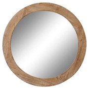 Τοίχο καθρέφτη DKD Home Decor Καφέ Φυσικό Alpino 66 x 5 x 66 cm