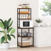 vidaXL Ράφι Κουζίνας Παλιό Ξύλο 60 x 40 x 168 εκ Επεξεργασμένο ξύλο