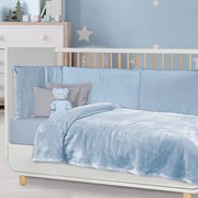 Κουβέρτα Fleece Αγκαλιάς (80x110) Das Home Velour 1344 Ciel