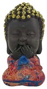 Διακοσμητικό Αντικείμενο Βούδας Ithaka 3 023490 6x6x10cm Multi Πολυρεσίνη