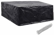 vidaXL Κάλυμμα Επίπλων Κήπου με 8 Κρίκους 260 x 260 x 90 εκ.