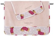 Σετ 2τμχ Βρεφικές Πετσέτες Βαμβακερές Pet Fuchsia Saint Clair
