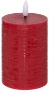 Διακοσμητικό Φωτιστικό Κερί Led (Φ7x13) A-S Molia Rouge 200665B