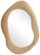 Καθρέπτης οβάλ Enola pakoworld mdf σε φυσική απόχρωση 54x2.5x80εκ