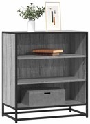 Sideboard Grey Sonoma Κατασκευασμένο ξύλο και μέταλλο - Γκρι sonoma