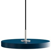 Κρεμαστό Φωτιστικό Οροφής LED 14W Ασημί Φινίρισμα Asteria Mini Umage-2209C4174-Πετρόλ/Τιρκουάζ 2209C4174