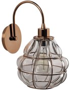 Φωτιστικό Τοίχου - Απλίκα Safderun 521SHN2169 23x27x30cm 1xE27 40W Copper Opviq
