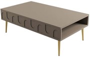 Τραπέζι Σαλονιού Lyon 845HCT5542 105x60x33,6cm Mocha