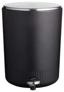 Κάδος Απορριμμάτων Plisse 977307 5L 23x28cm Black-Silver Sodahl Stainless Steel