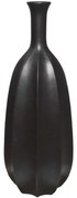 Βάζο 06-00-94722 Φ34x100cm Black Marhome Υαλοβάμβακας