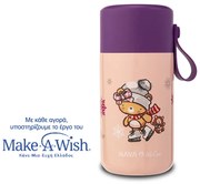 NAVA Παιδικό δοχείο φαγητού ισοθερμικό στρογγυλό &quot;We Care&quot; ροζ 600ml 10-007-010