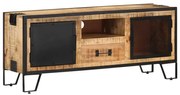 vidaXL Έπιπλο Τηλεόρασης 110 x 31 x 46 εκ. από Ακατέργαστο Ξύλο Μάνγκο