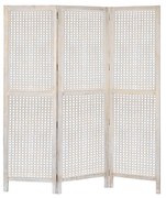 Παραβάν DKD Home Decor Λευκό Ξύλο από Μάνγκο Ξύλο MDF 150 x 2 x 180 cm