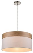 Κρεμαστό Φωτιστικό Globo Lighting Chipsy 15221H Νίκελ Ματ