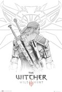 Αφίσα The Witcher - Geralt Sketch