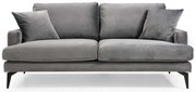 Καναπές Διθέσιος Papira 560ARE1506 175x90x88cm Grey